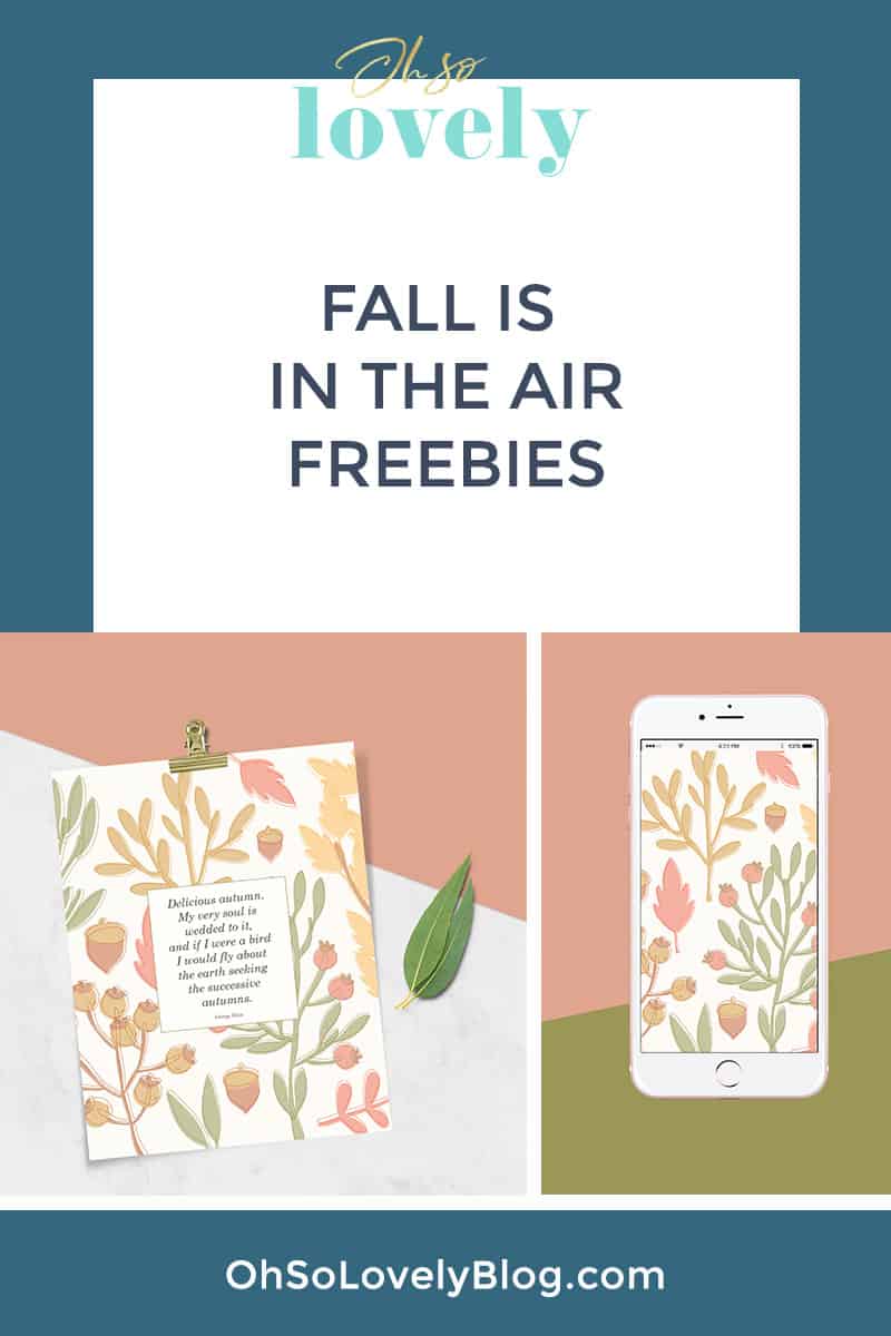 Fall freebies — art print, desktop and smart phone wallpapers
