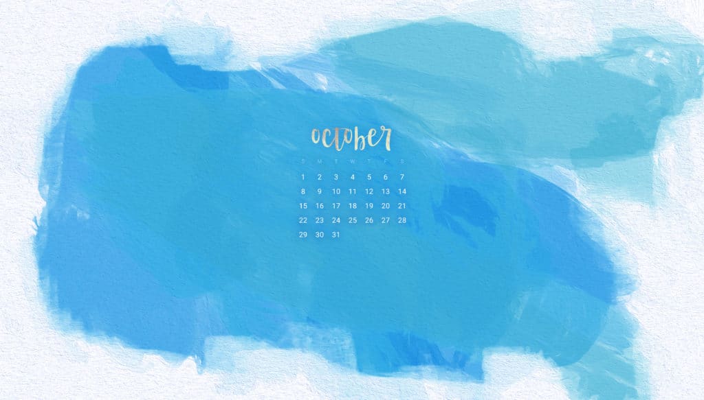 FREE OCTOBER 2017 CALENDAR WALLPAPERS, Oh So Lovely Blog