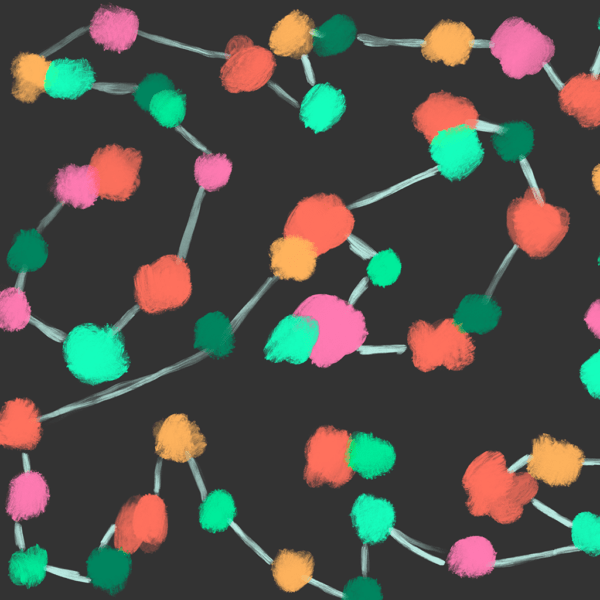 FREE merry holiday art printables - OhSoLovelyBlog MerryAndBright 02 600x600 