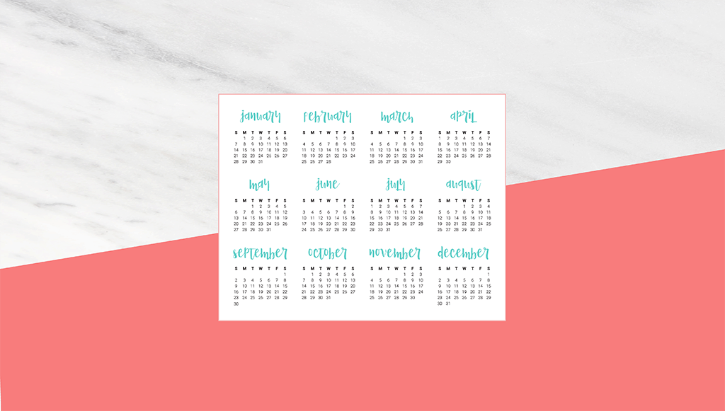 Oh So Lovely Blog shares 11 FREE 2018 desktop calendar wallpapers in both Sunday and Monday starts. Download your favorites today!