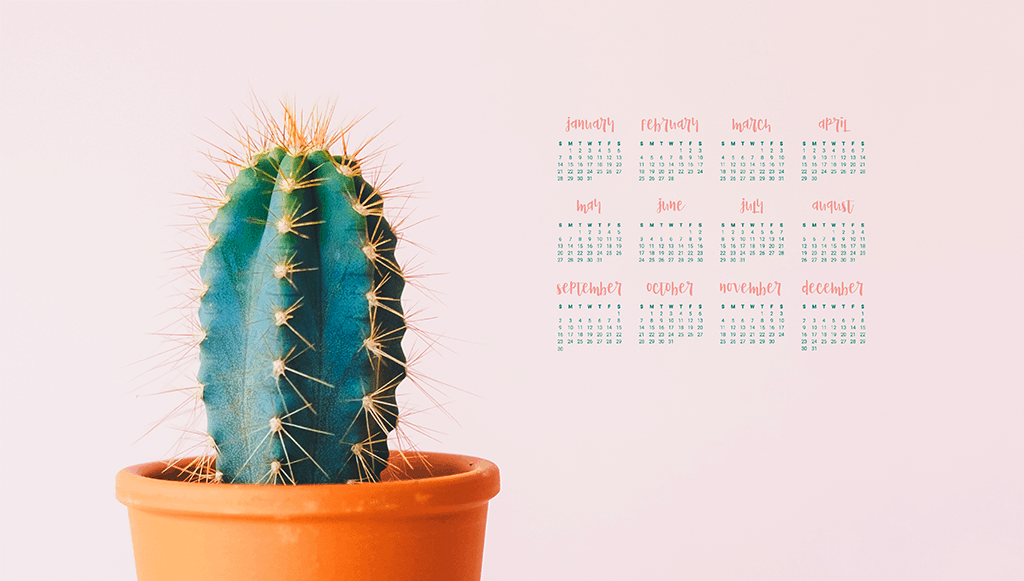 Oh So Lovely Blog shares 11 FREE 2018 desktop calendar wallpapers in both Sunday and Monday starts. Download your favorites today!