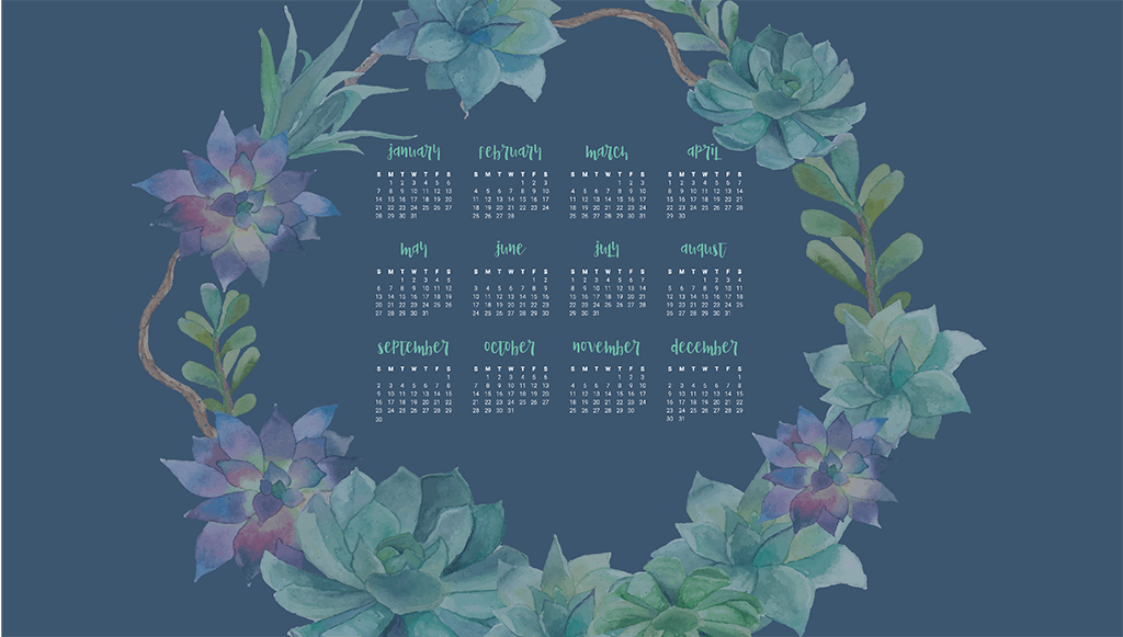 Oh So Lovely Blog shares 11 FREE 2018 desktop calendar wallpapers in both Sunday and Monday starts. Download your favorites today!