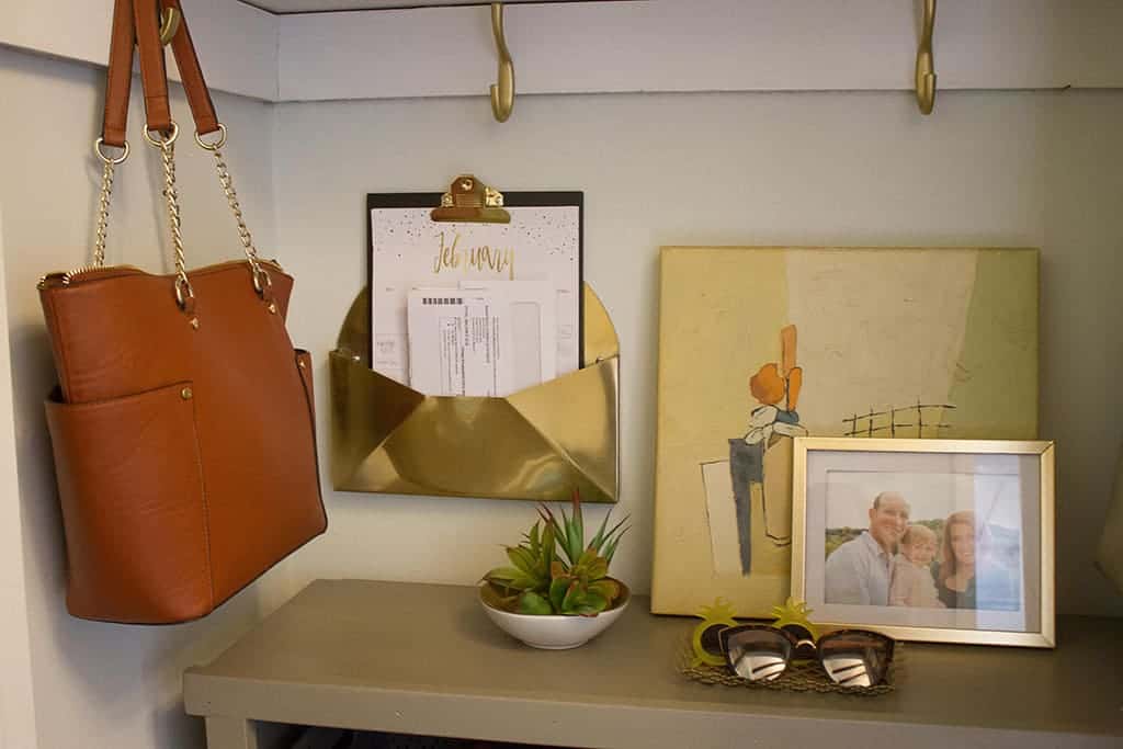 A DIY BUDGET MINI MUDROOM MAKEOVER, Oh So Lovely Blog