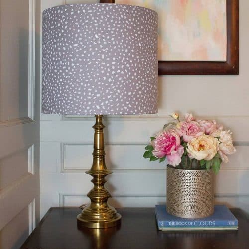 Audrey of Oh So Lovely Blog shows you just how easy it is to make your own DIY lamp shade from an I Like That lamp kit.