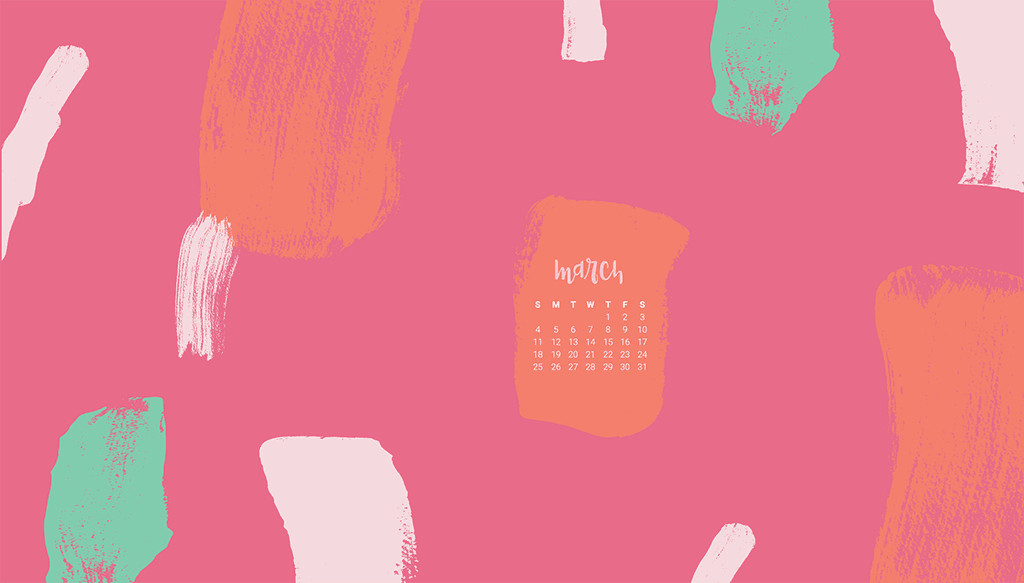 Audrey of Oh So Lovely Blog shares her free March desktop calendar wallpapers. There are 6 designs to choose from in both Sunday and Monday starts—also available for smart phone!