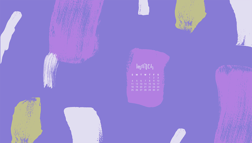 Audrey of Oh So Lovely Blog shares her free March desktop calendar wallpapers. There are 6 designs to choose from in both Sunday and Monday starts—also available for smart phone!