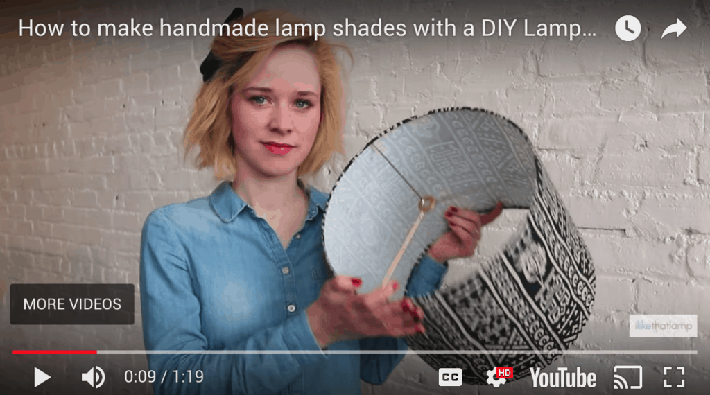 DIY  //  LAMP SHADE, Oh So Lovely Blog