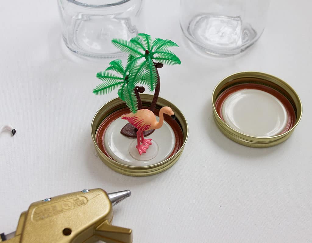 HOW TO MAKE THE CUTEST DIY FLAMINGO SNOW GLOBES, Oh So Lovely Blog