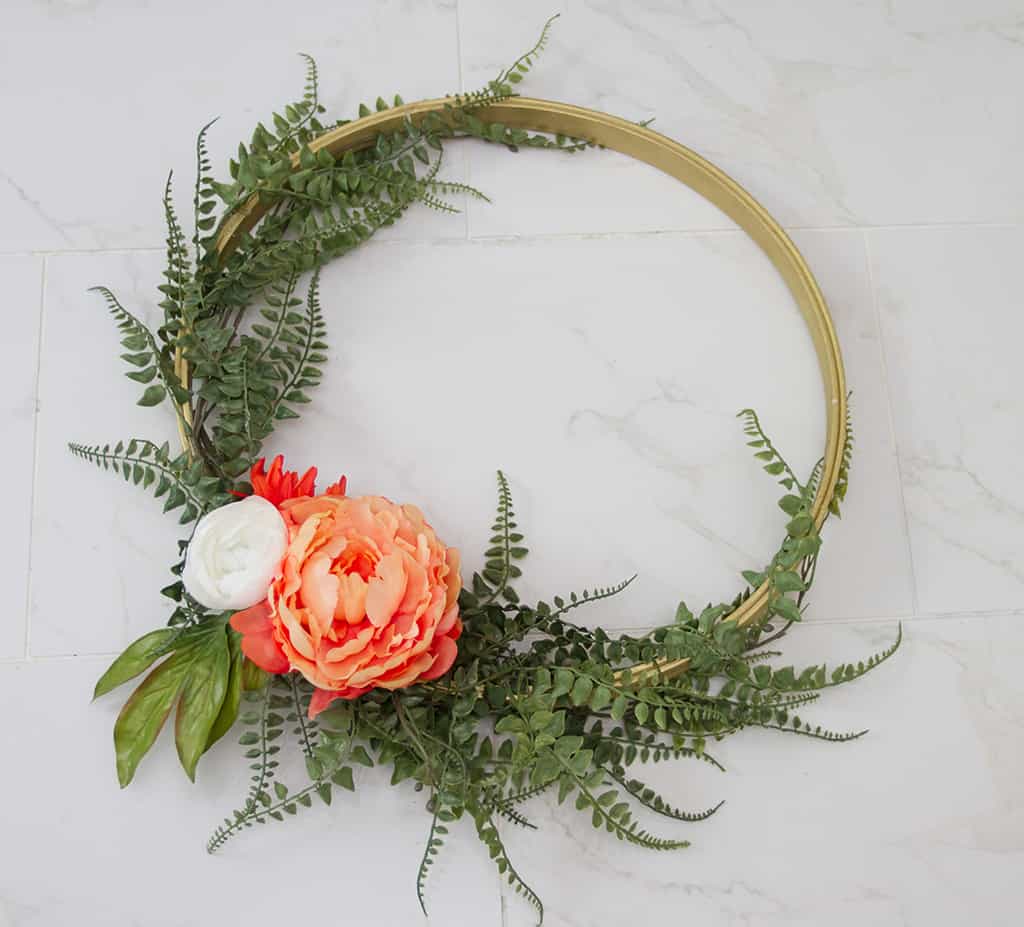 DIY // MODERN FLORAL WREATHS, Oh So Lovely Blog