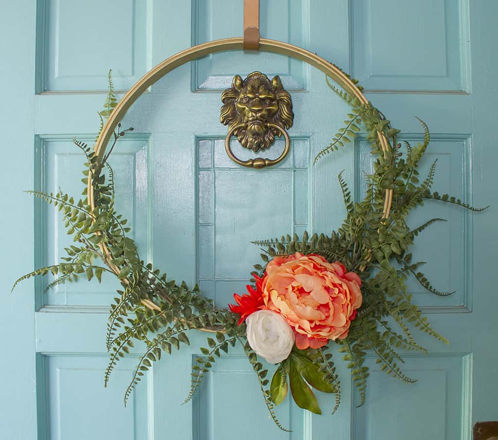 DIY // MODERN FLORAL WREATHS, Oh So Lovely Blog