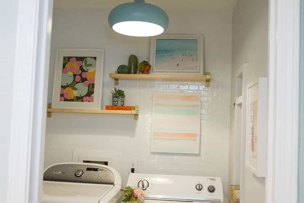 A PRETTY AND AFFORDABLE LAUNDRY ROOM UPDATE, Oh So Lovely Blog