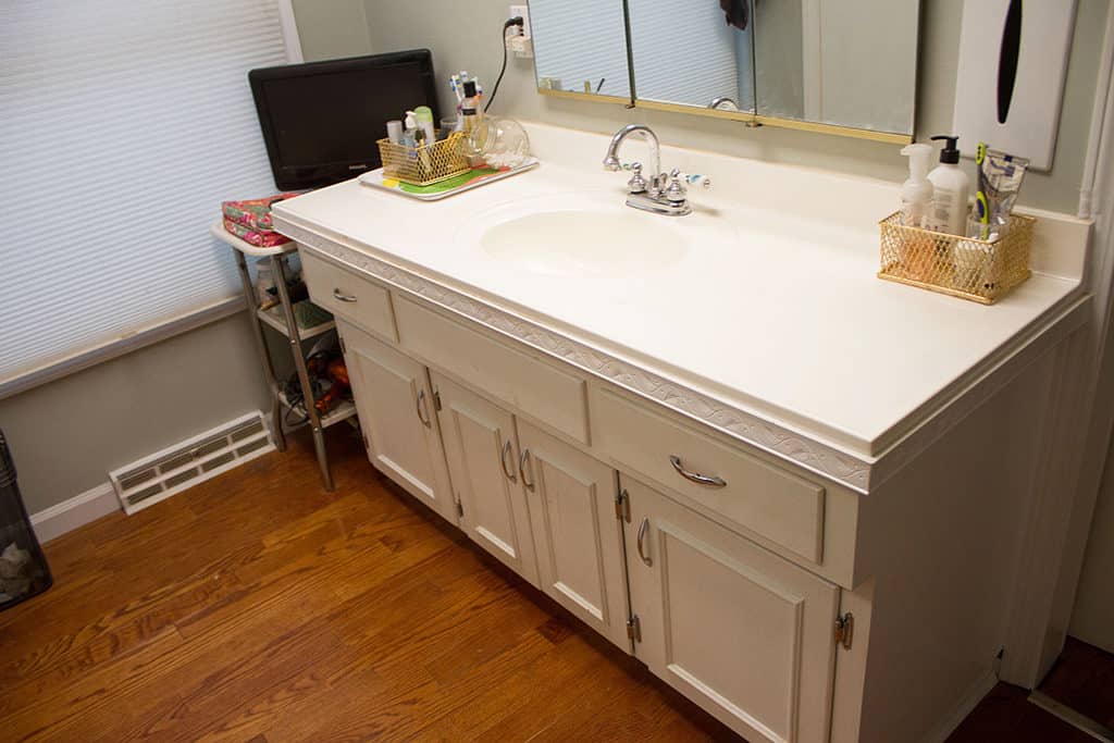 Audrey Kuether of Oh So Lovely Blog shares her complete master bathroom remodel featuring Kohler and Moen products from Kitchens and Baths by Briggs.