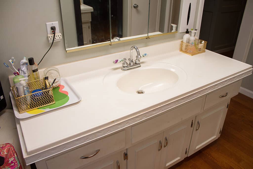 Audrey Kuether of Oh So Lovely Blog shares her complete master bathroom remodel featuring Kohler and Moen products from Kitchens and Baths by Briggs.