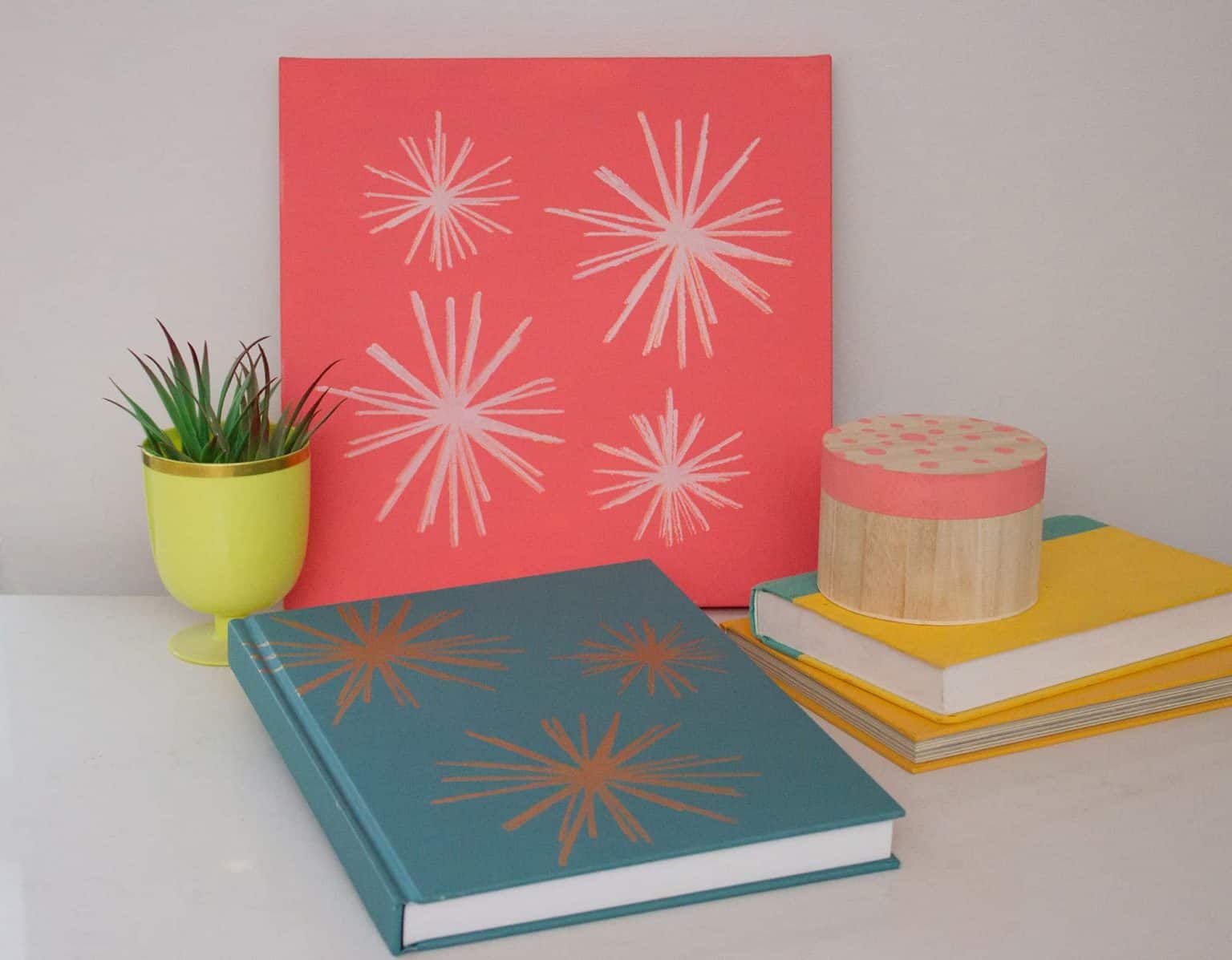 Modern stencils bring life to your decor! See how + enter to win your