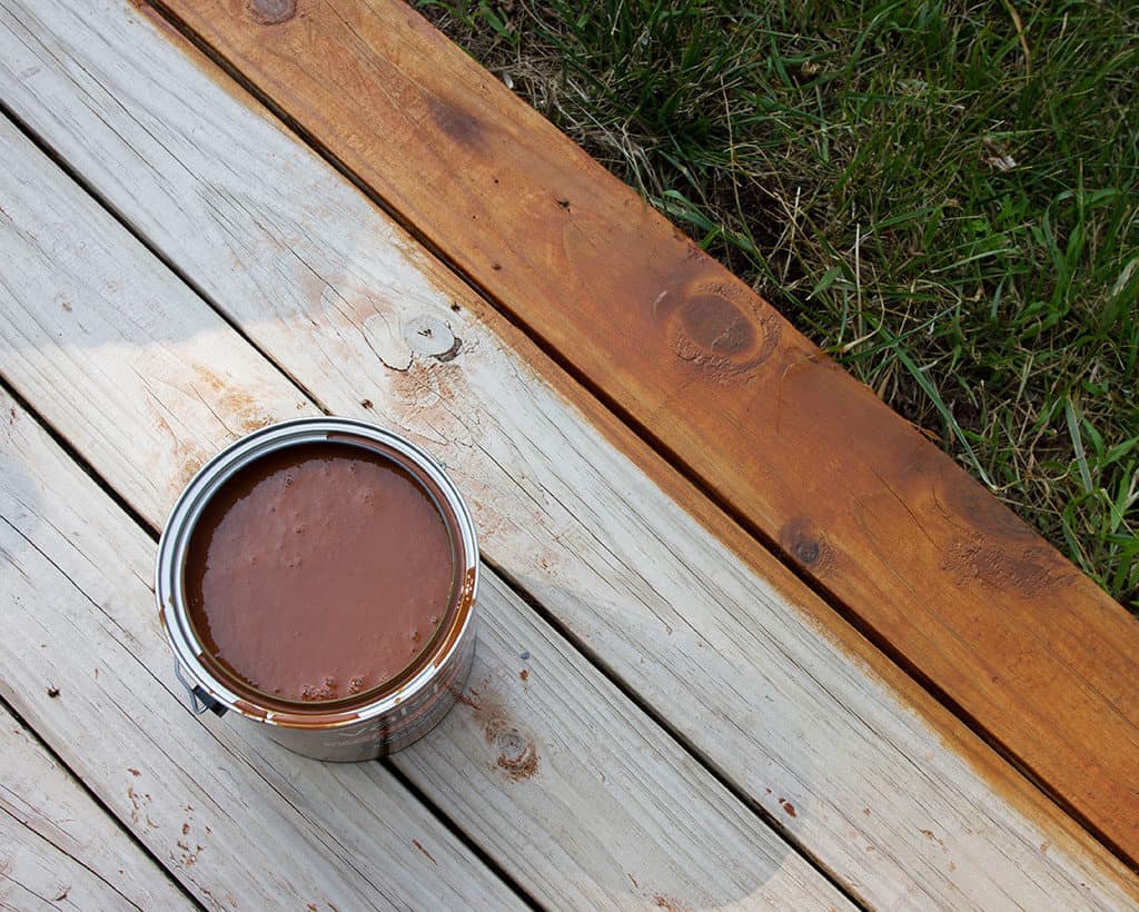 DIY front yard deck refresh