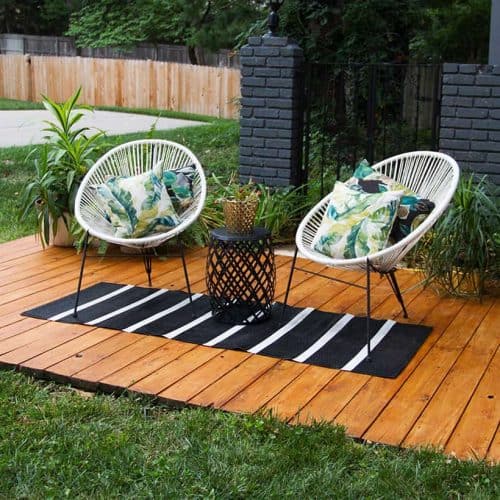 DIY front yard deck refresh