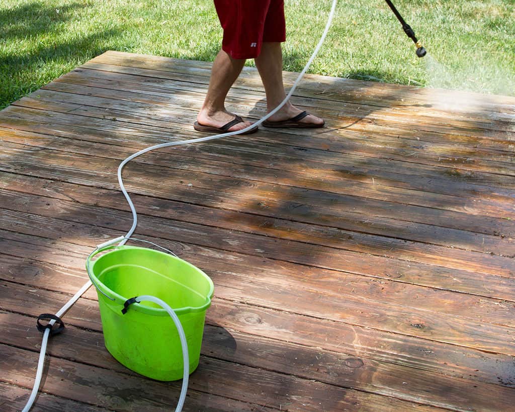 DIY front yard deck refresh