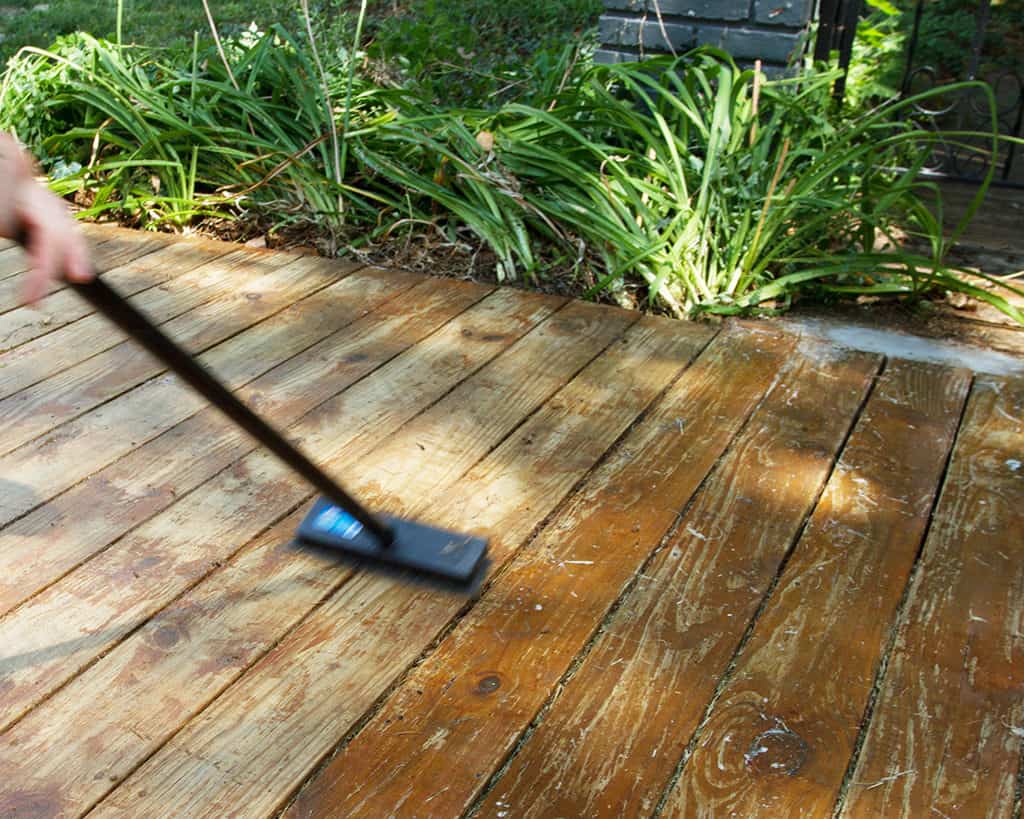 DIY front yard deck refresh