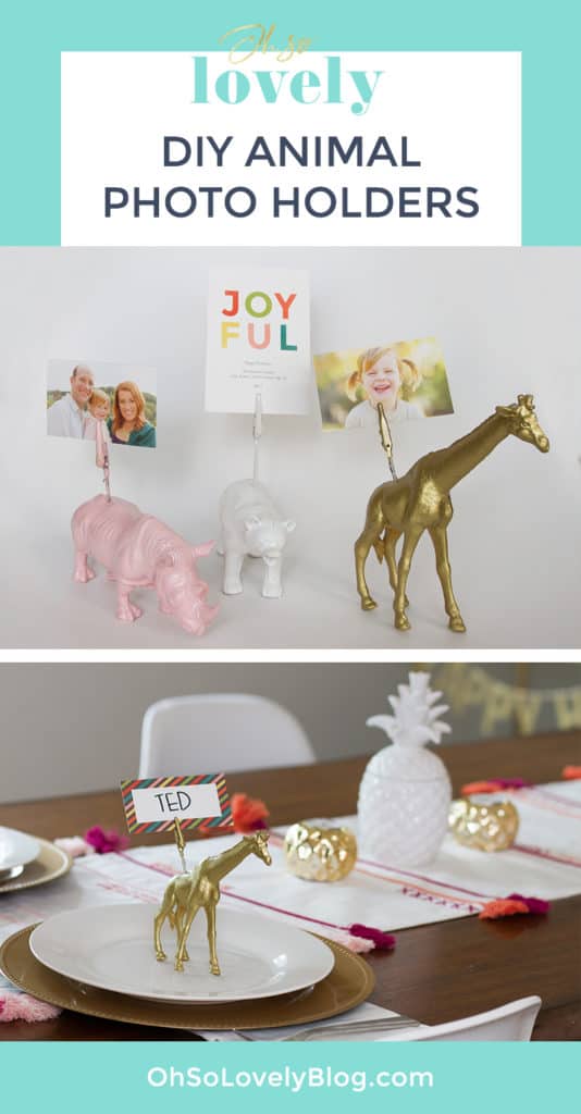 DIY animal photo holder