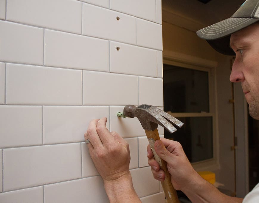 DIY kitchen open shelving tutorial