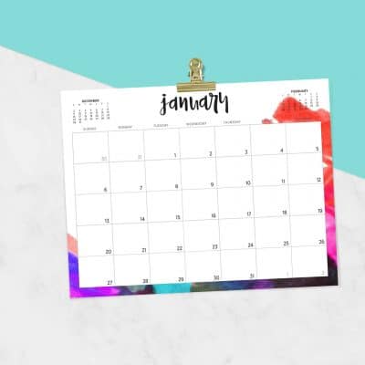 free 2019 printable calendars