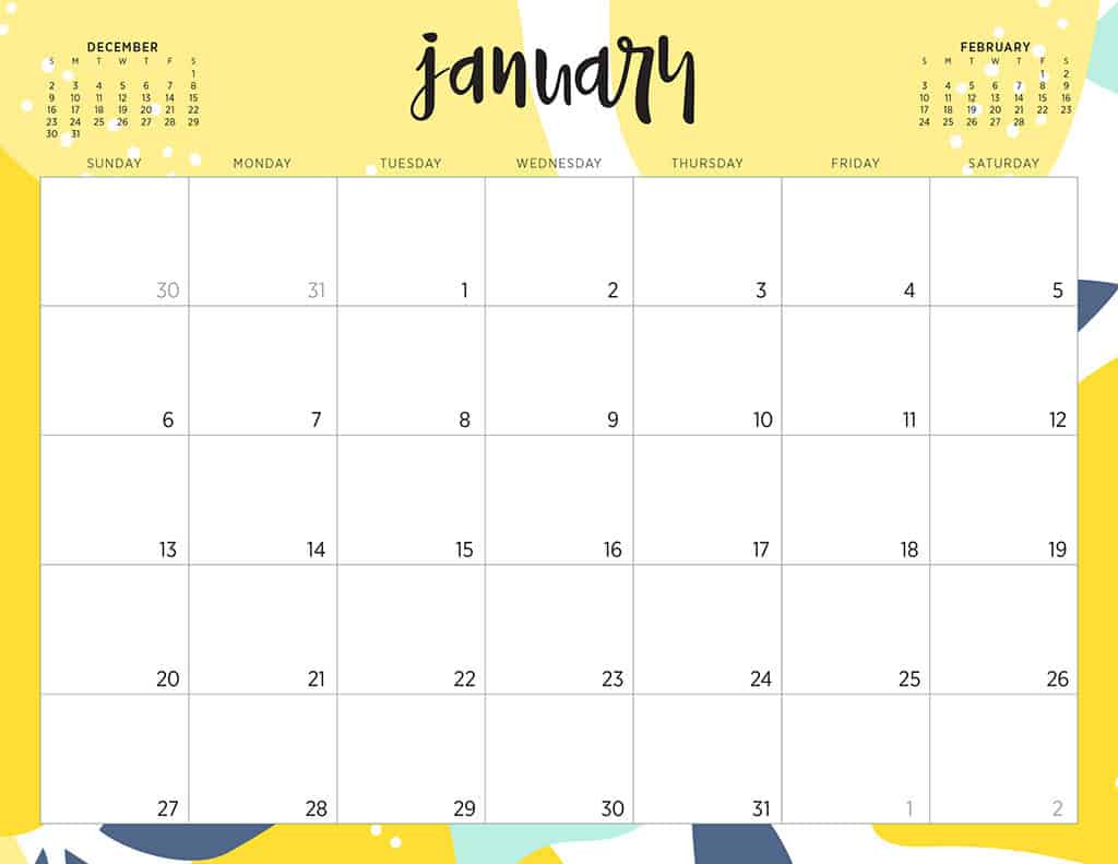 free 2019 printable calendars