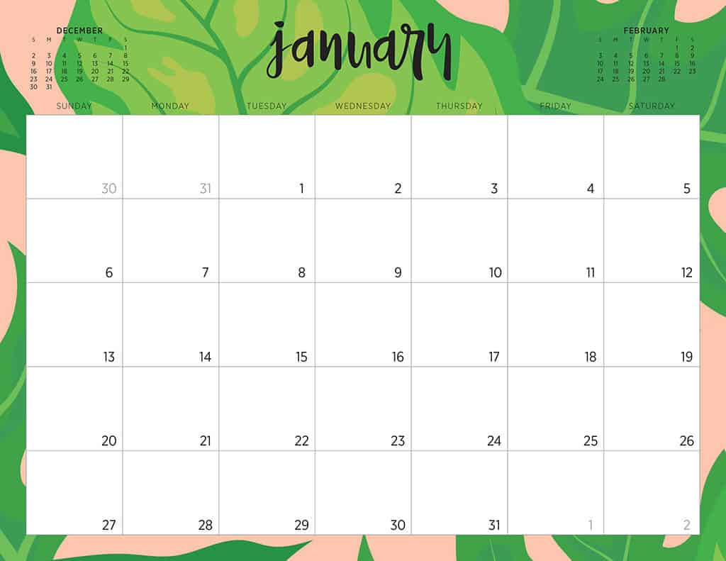 free 2019 printable calendars