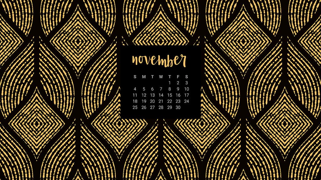 Audrey of Oh So Lovely Blog shares 10 FREE November calendar wallpapers available in both Sunday and Monday starts for both desktop and smartphone. Download yours today!