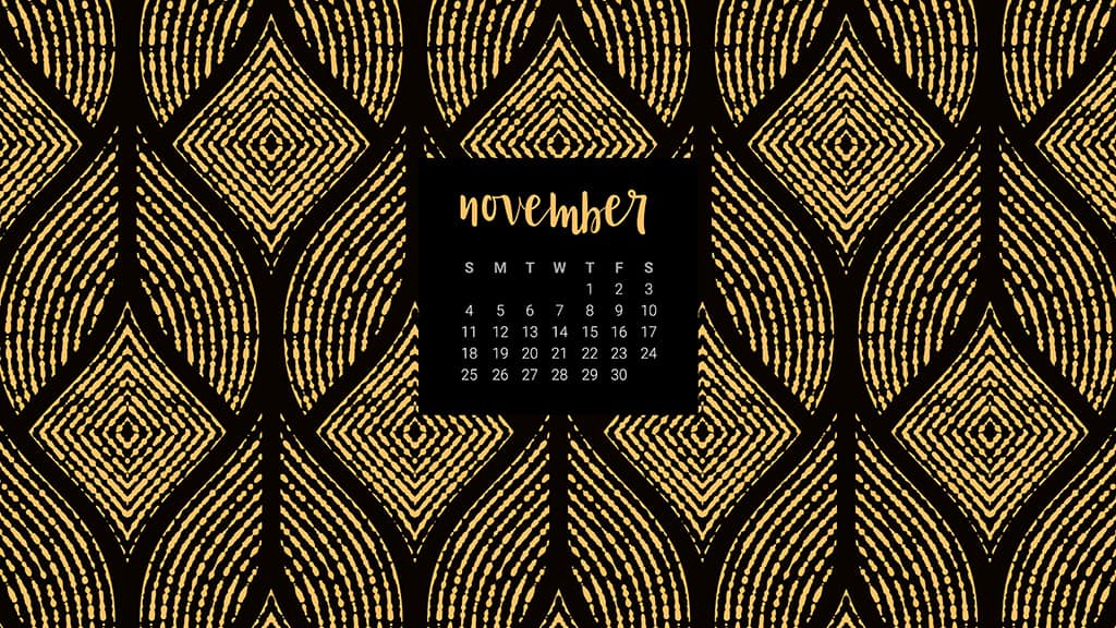 Audrey of Oh So Lovely Blog shares 10 FREE November calendar wallpapers available in both Sunday and Monday starts for both desktop and smartphone. Download yours today!