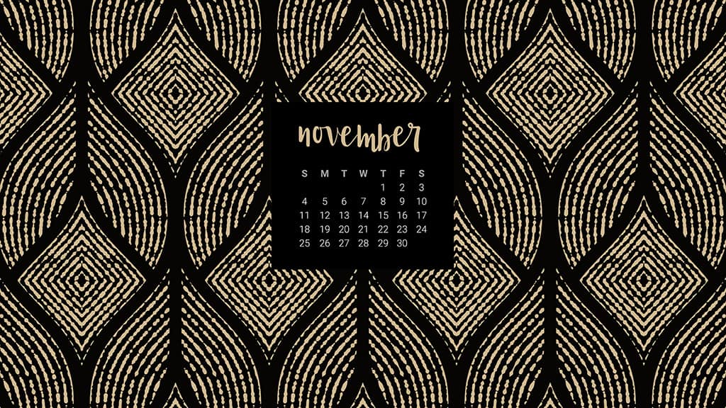 Audrey of Oh So Lovely Blog shares 10 FREE November calendar wallpapers available in both Sunday and Monday starts for both desktop and smartphone. Download yours today!