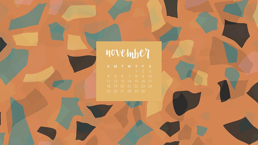 Audrey of Oh So Lovely Blog shares 10 FREE November calendar wallpapers available in both Sunday and Monday starts for both desktop and smartphone. Download yours today!