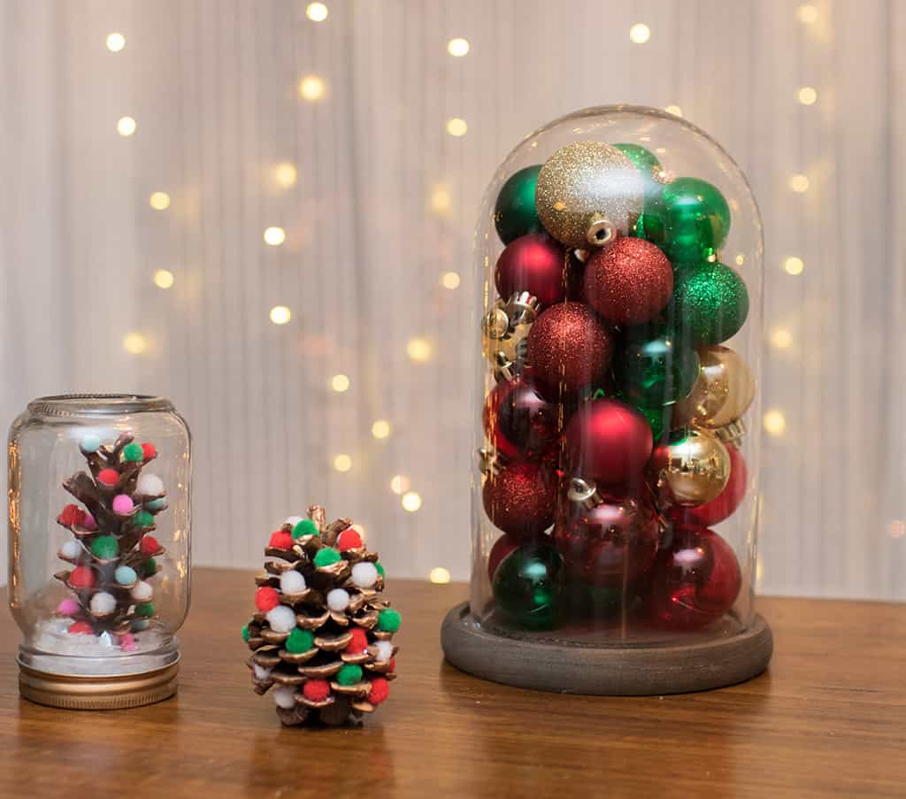 DIY holiday terrarium