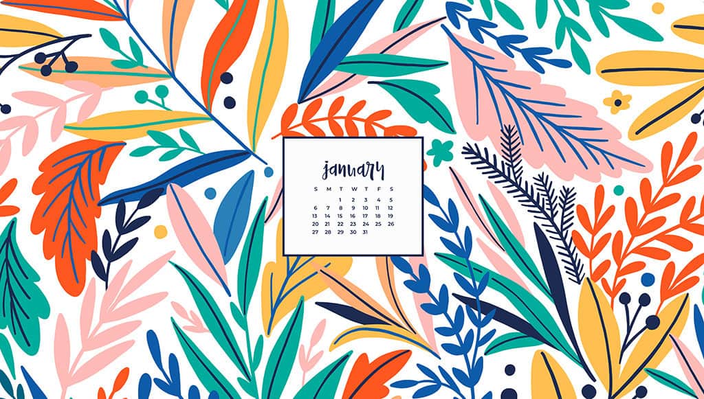 FREE January 2019 desktop wallpaper calendars - 10 design ...