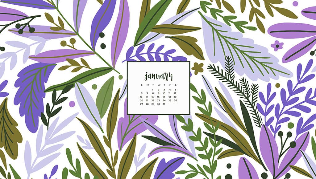 Audrey of OhSoLovelyBlog.com shares 10 FREE January 2019 desktop wallpaper calendars available in both Sunday and Monday starts for desktop and smart phone. Download you favorite today!