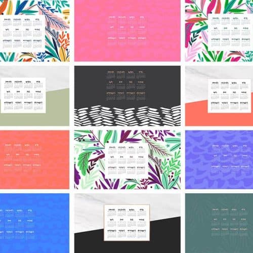 FREE 2019 desktop wallpaper calendars