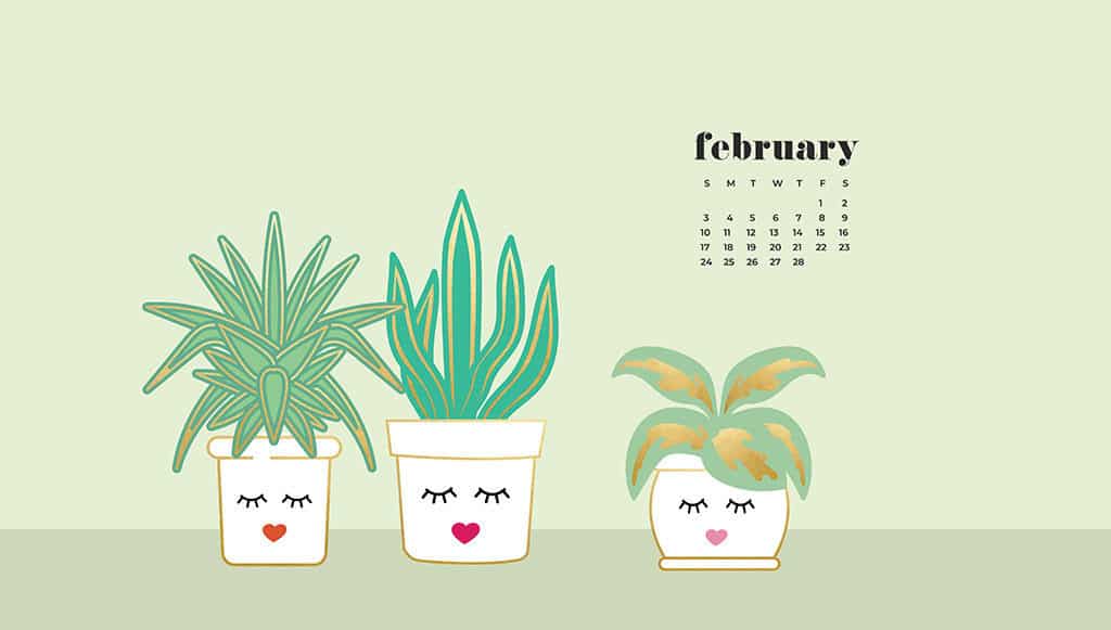 Audrey of Oh So Lovely Blog shares 9 FREE February desktop wallpaper calendars available in Sunday and Monday starts for desktop and mobile. download yours today!