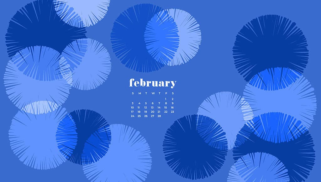 Audrey of Oh So Lovely Blog shares 9 FREE February desktop wallpaper calendars available in Sunday and Monday starts for desktop and mobile. download yours today!