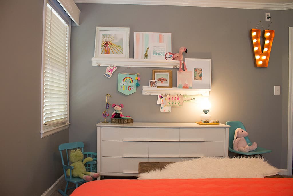 Oh So Lovely Blog shares the progress of her DIY toddler bedroom and playroom and shares a fun and cute unicorn free printable!