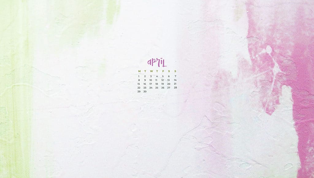 Audrey of Oh So Lovely Blog shares 12 FREE April 2019 desktop wallpaper calendars available in both Sunday and Monday starts for desktop and smart phone. Download yours today!