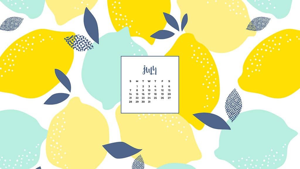 5 free July wallpaper calendars