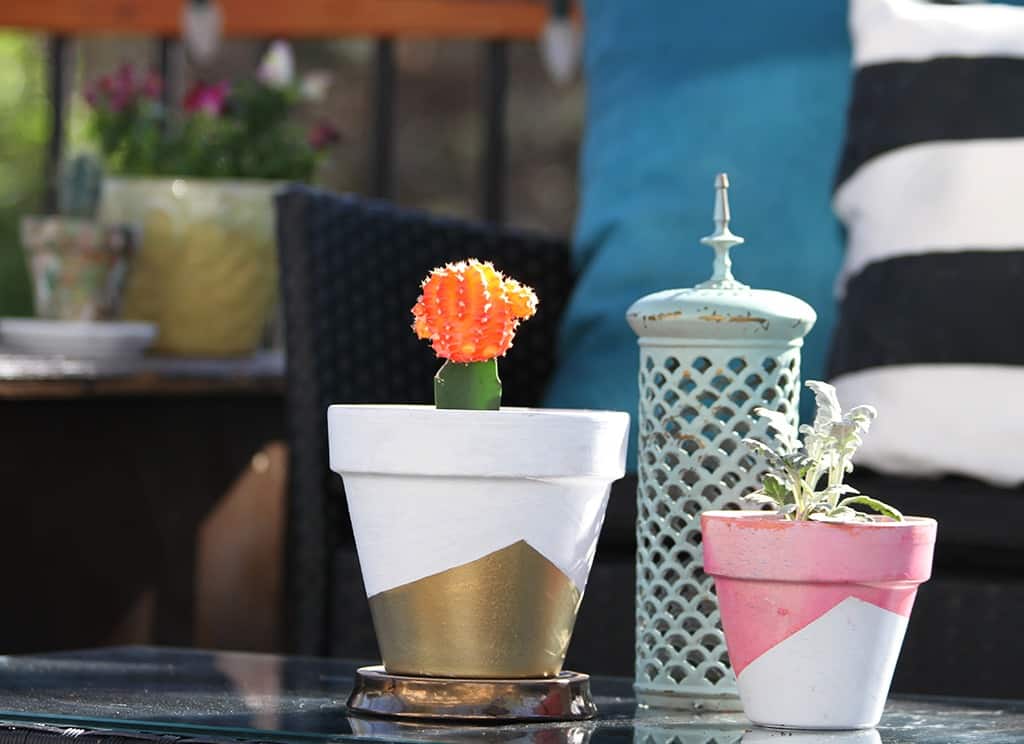 DIY  //  SUMMERY PLANTER POTS, Oh So Lovely Blog