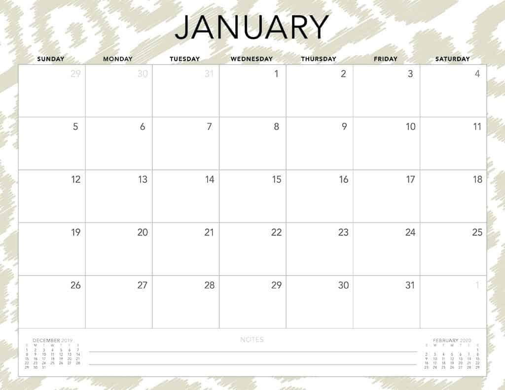 free 2020 printable calendars 51 designs to choose from