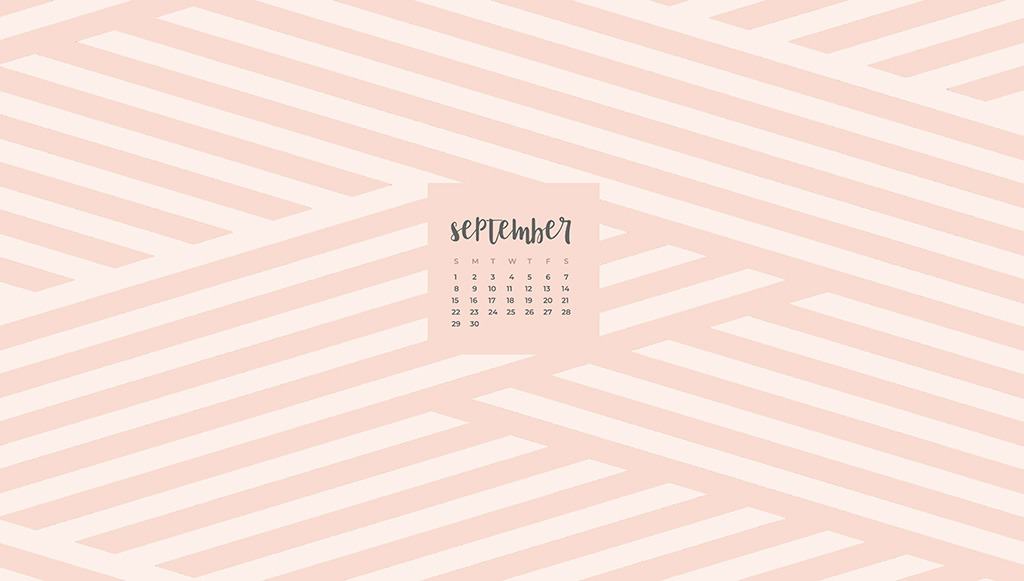 FREEBIES // SEPTEMBER WALLPAPER CALENDARS, Oh So Lovely Blog