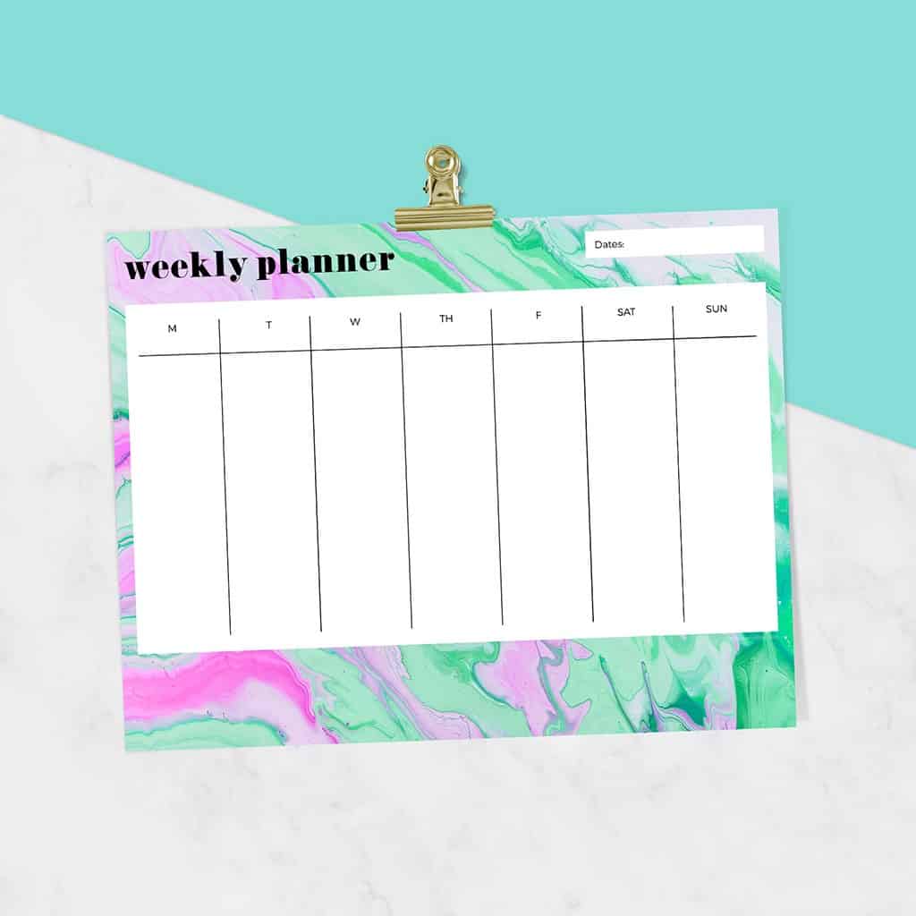 FREEBIES // PRINTABLE WEEKLY CALENDARS, Oh So Lovely Blog