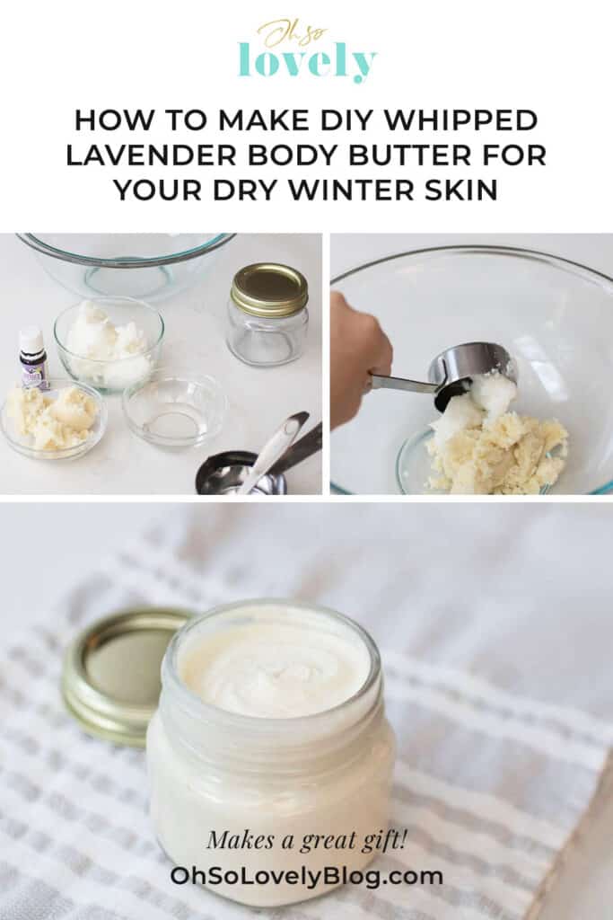 DIY lavender body butter recipe