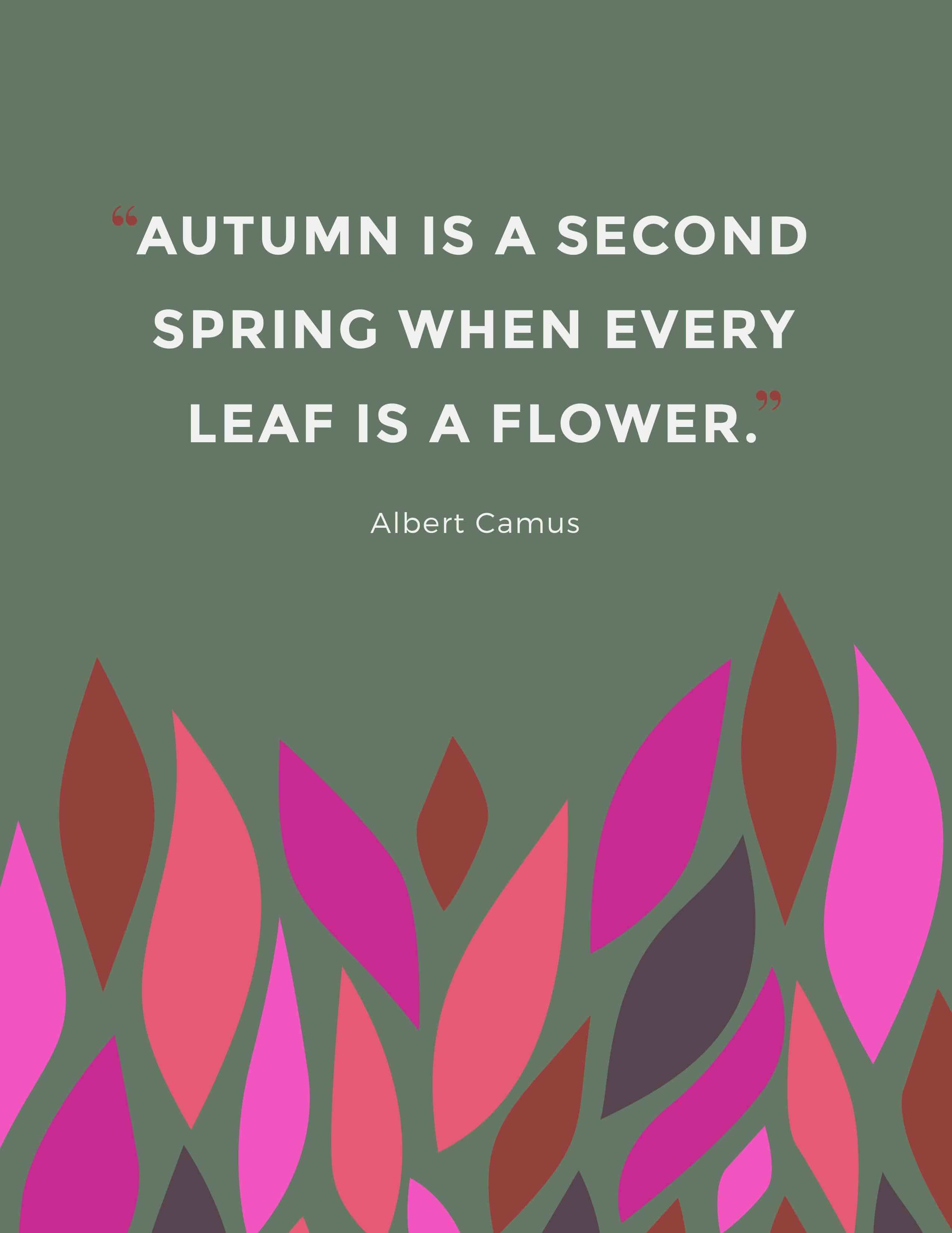 leaves quote