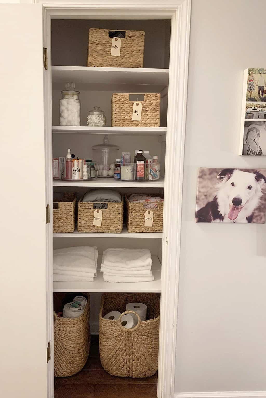 A UNIQUE LINEN CLOSET MAKEOVER ON A SMALL BUDGET, Oh So Lovely Blog