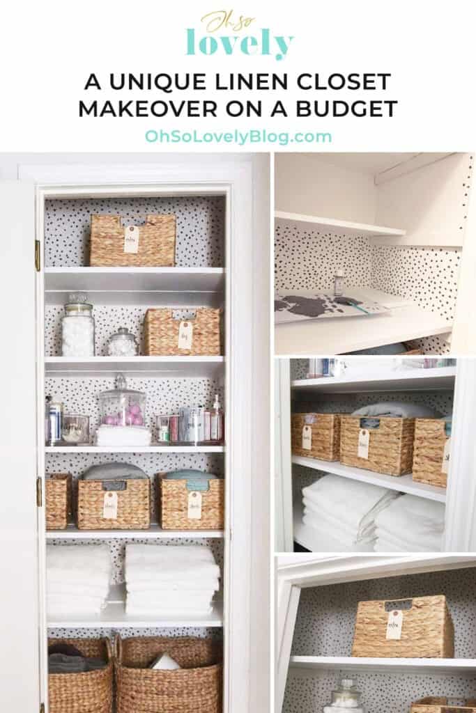 An amazing before and after linen closet makeover with helpful organization tips from Neatly Done home organizing. You have to see this one!