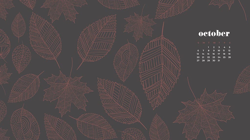 ctober 2019 desktop wallpapers leaves