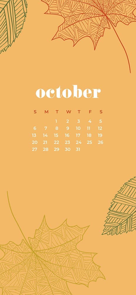 ctober 2019 desktop wallpapers leaves